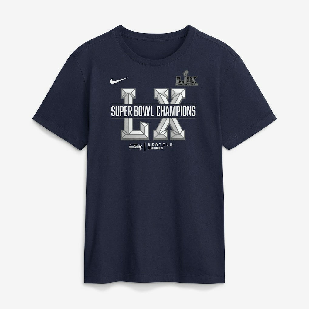 Seattle Seahawks Super Bowl LX Champions Sacrifice T-Shirt - College Navy | Nike online