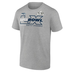 Seattle Seahawks Super Bowl LX Roster T-Shirt - Heather Gray cheap