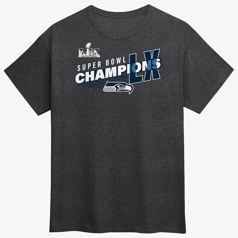 Seattle Seahawks Super Bowl LX Champions Best Teammates Roster T-Shirt - Heather Charcoal sale