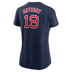 Roman Anthony Boston Red Sox Women's Cooperstown Collection Fuse Name & Number T-Shirt - Navy | Nike