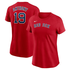 Roman Anthony Boston Red Sox Women's Cooperstown Collection Fuse Name & Number T-Shirt - Red | Nike