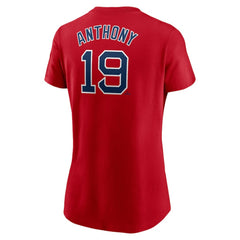 Roman Anthony Boston Red Sox Women's Cooperstown Collection Fuse Name & Number T-Shirt - Red | Nike
