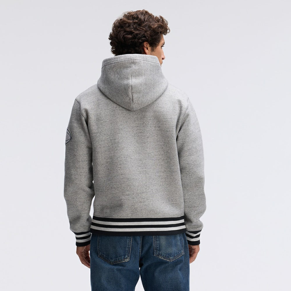 Dallas Cowboys IconicFleece Tipped Hoodie - Heather Gray online