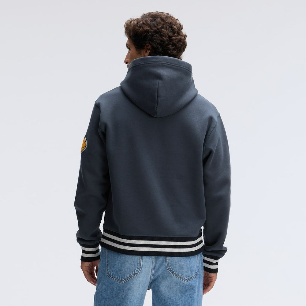 Pittsburgh Steelers IconicFleece Tipped Hoodie - Charcoal on sale