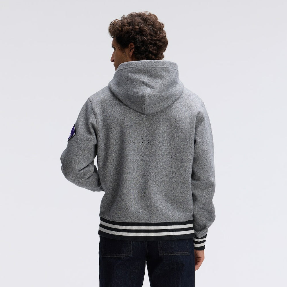 Baltimore Ravens IconicFleece Tipped Hoodie - Athletic Heather Gray online