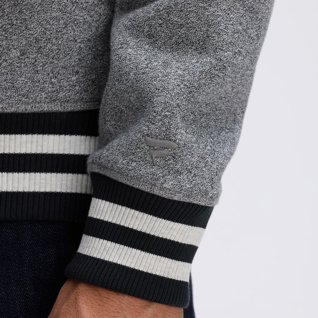 Baltimore Ravens IconicFleece Tipped Hoodie - Athletic Heather Gray online