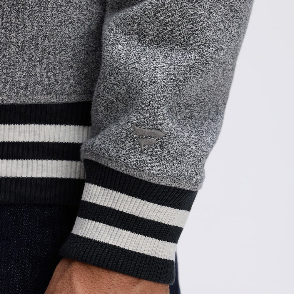 Baltimore Ravens IconicFleece Tipped Hoodie - Athletic Heather Gray online