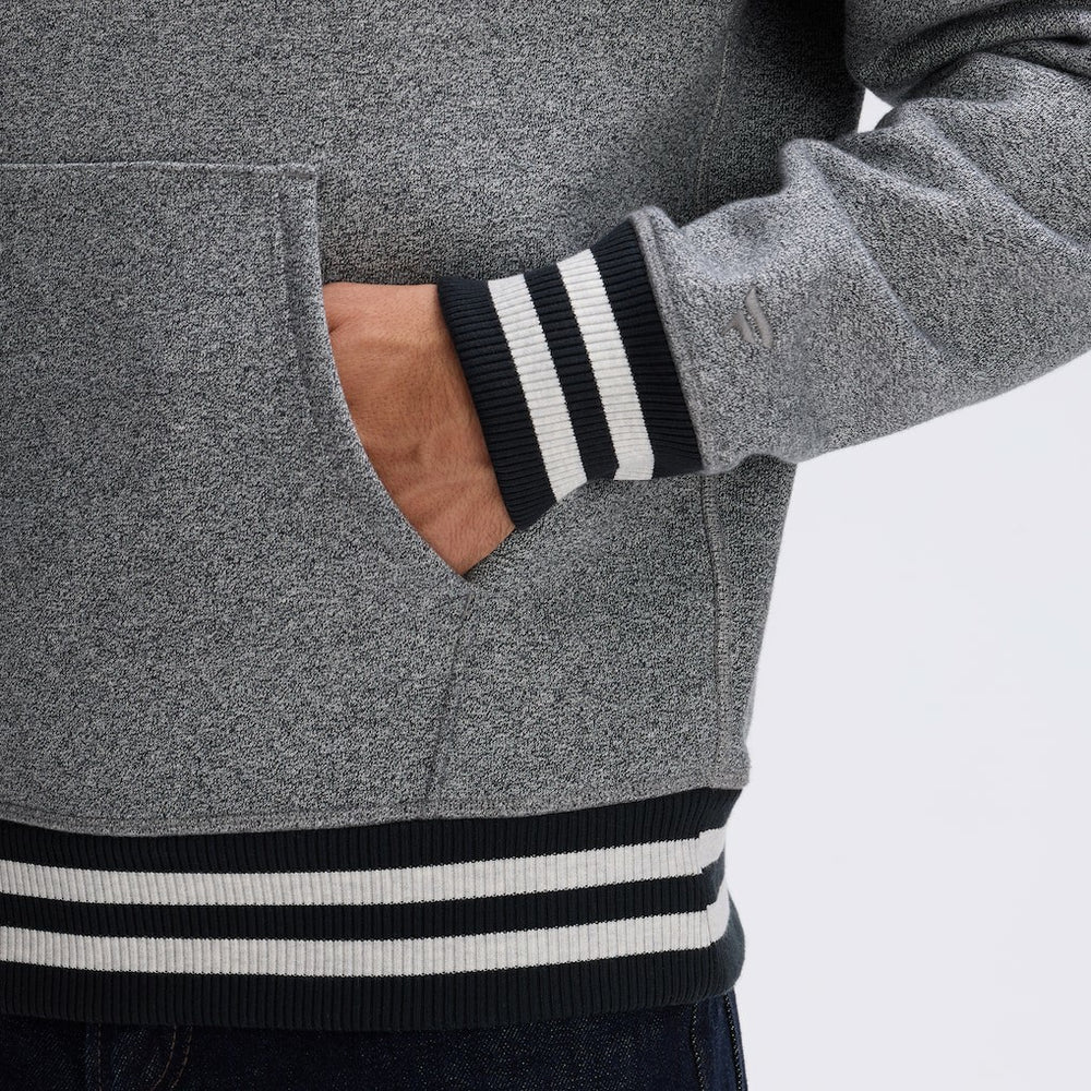 Baltimore Ravens IconicFleece Tipped Hoodie - Athletic Heather Gray online