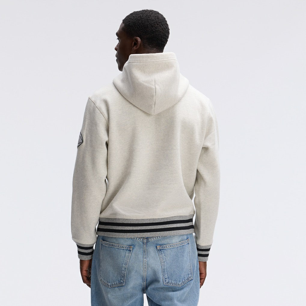 Las Vegas Raiders IconicFleece Tipped Hoodie - Oatmeal sale