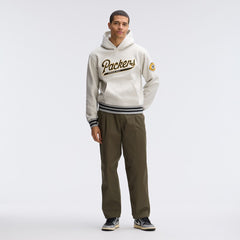 Green Bay Packers IconicFleece Tipped Hoodie - Oatmeal online