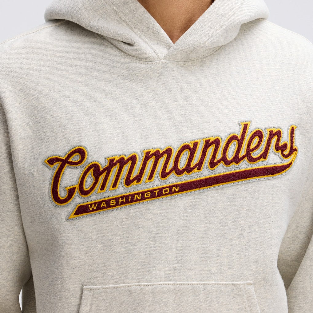 Washington Commanders IconicFleece Tipped Hoodie - Oatmeal discount