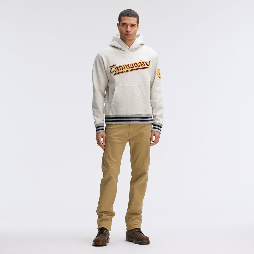 Washington Commanders IconicFleece Tipped Hoodie - Oatmeal discount