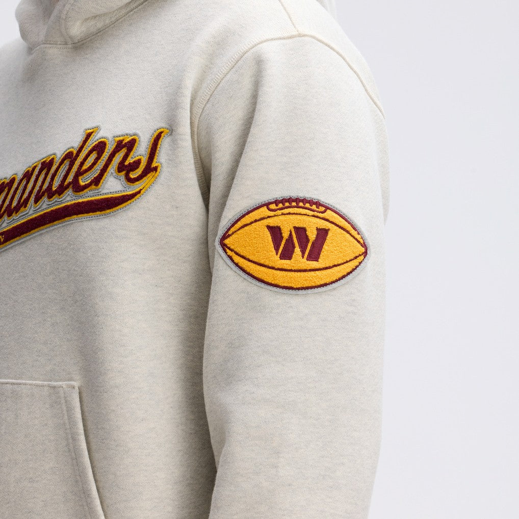 Washington Commanders IconicFleece Tipped Hoodie - Oatmeal discount
