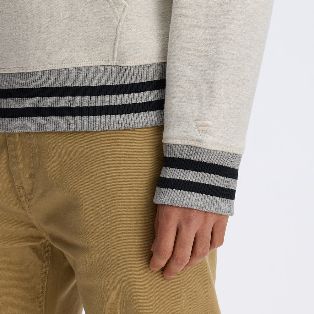 Washington Commanders IconicFleece Tipped Hoodie - Oatmeal discount