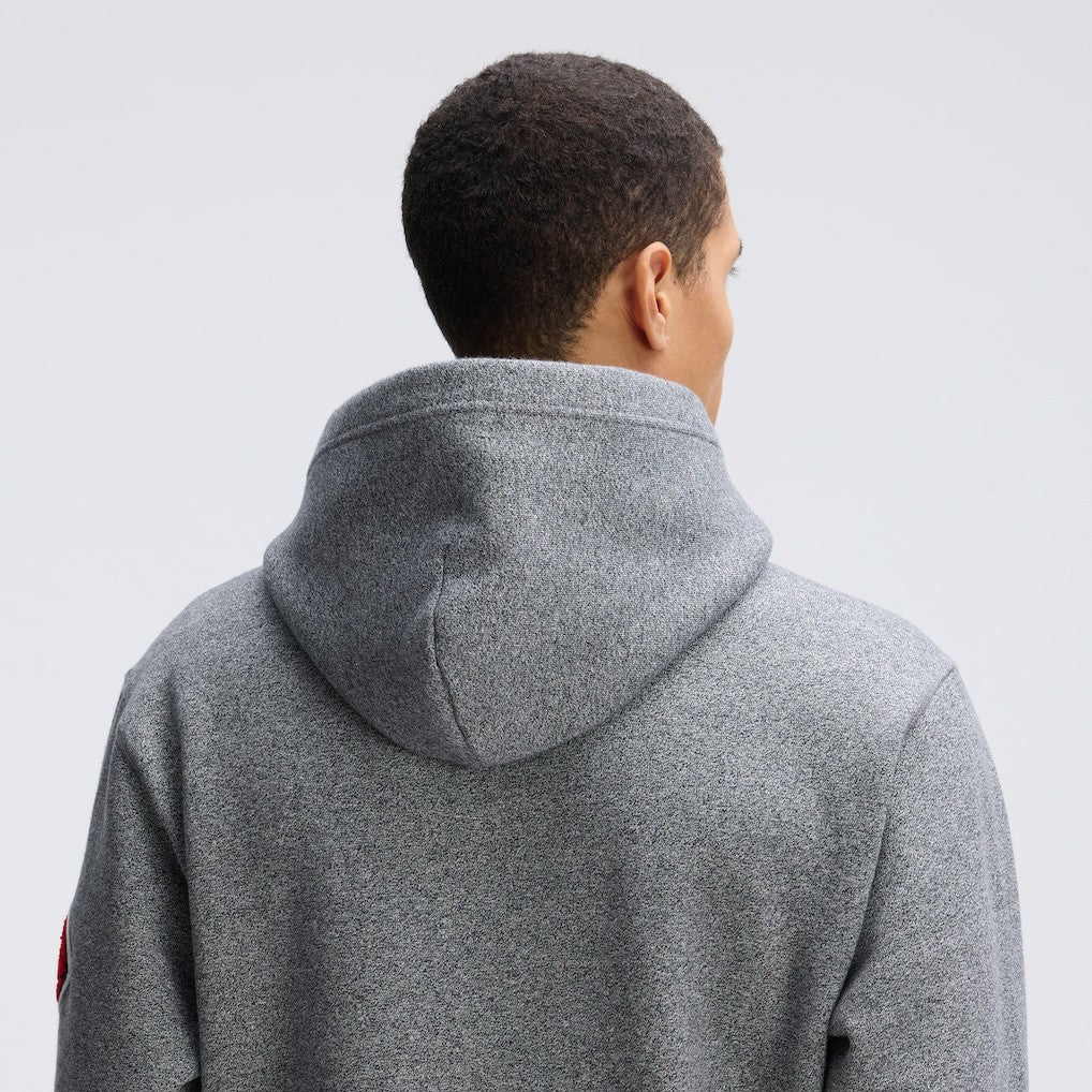 Kansas City Chiefs IconicFleece Tipped Hoodie - Athletic Heather Gray outlet