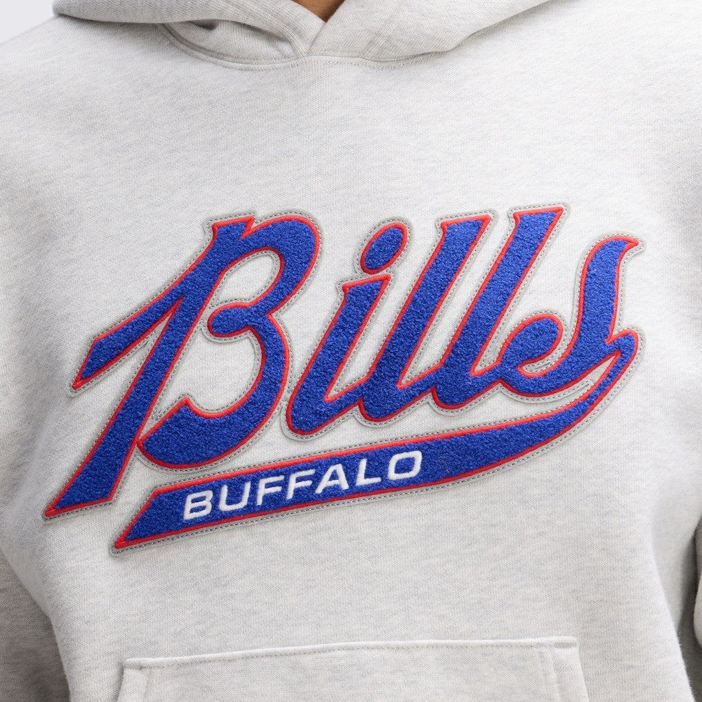 Buffalo Bills IconicFleece Tipped Hoodie - Heather Gray sale