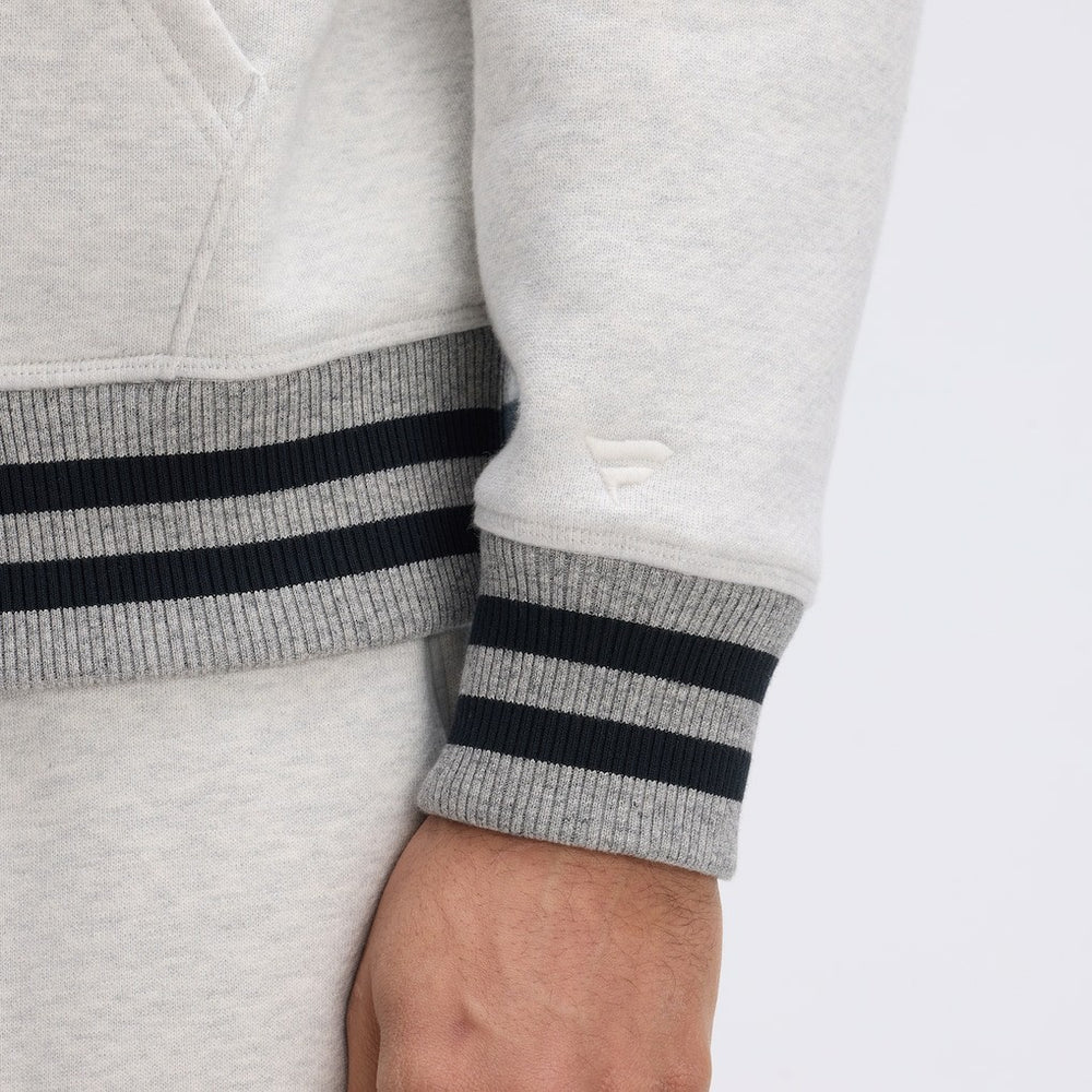 Buffalo Bills IconicFleece Tipped Hoodie - Heather Gray sale