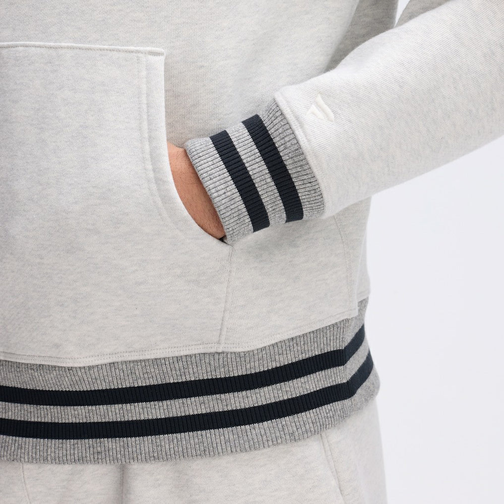 Buffalo Bills IconicFleece Tipped Hoodie - Heather Gray sale
