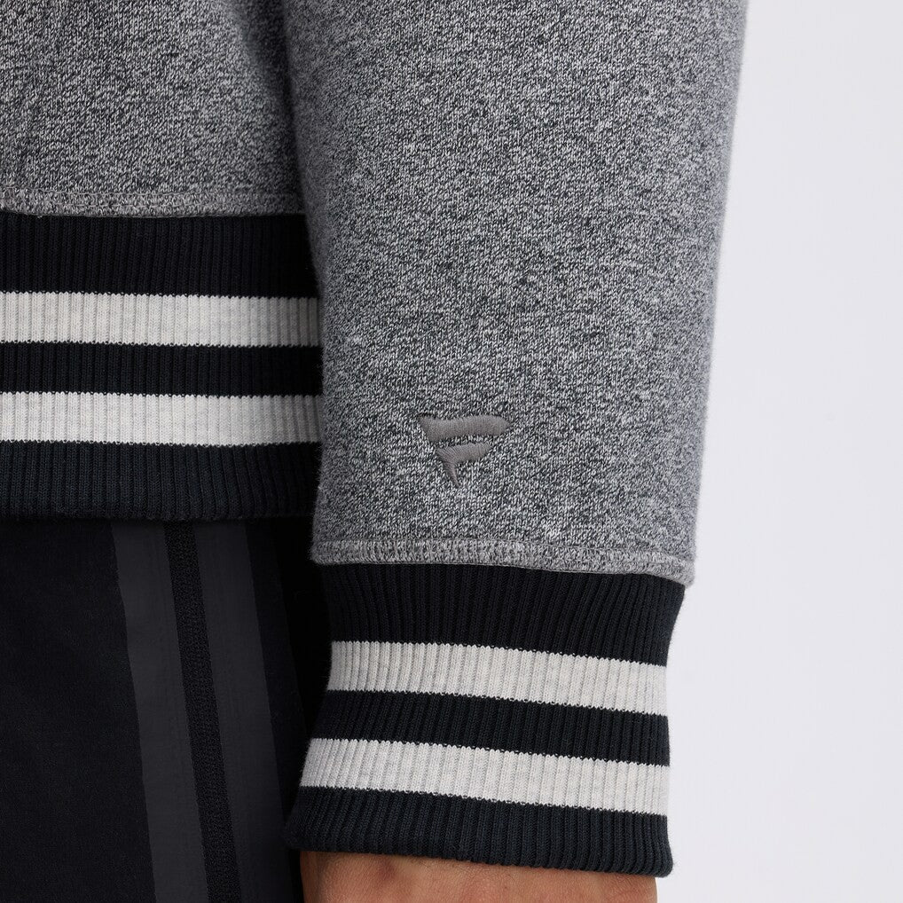 Chicago Bears IconicFleece Tipped Hoodie - Athletic Heather Gray outlet