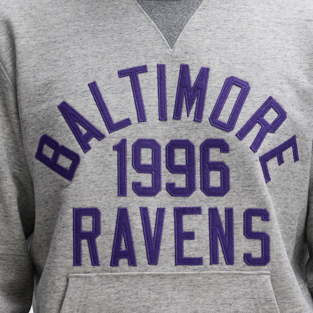 Baltimore Ravens IconicFleece Pocket Sweatshirt - Heather Gray on sale