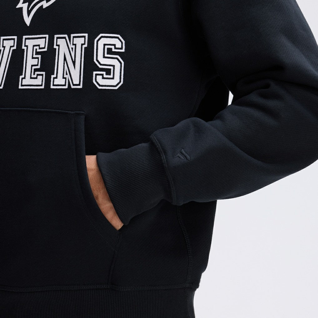 Baltimore Ravens IconicFleece Flocked Hoodie - Black on sale