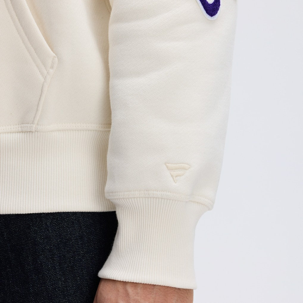 Baltimore Ravens IconicFleece Letterman Hoodie - Oatmeal discount