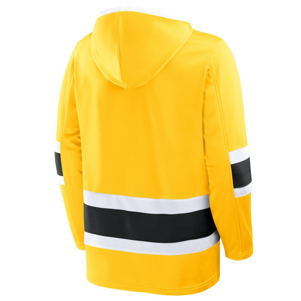 Boston Bruins Fanatics 2026 NHL Stadium Series Lace Up Hoodie Gold