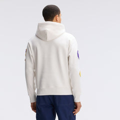 Minnesota Vikings IconicFleece Letterman Hoodie - Oatmeal cheap
