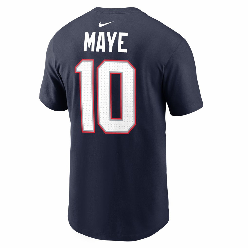Drake Maye New England Patriots Super Bowl LX Patch Name & Number T-Shirt - Navy | Nike cheap