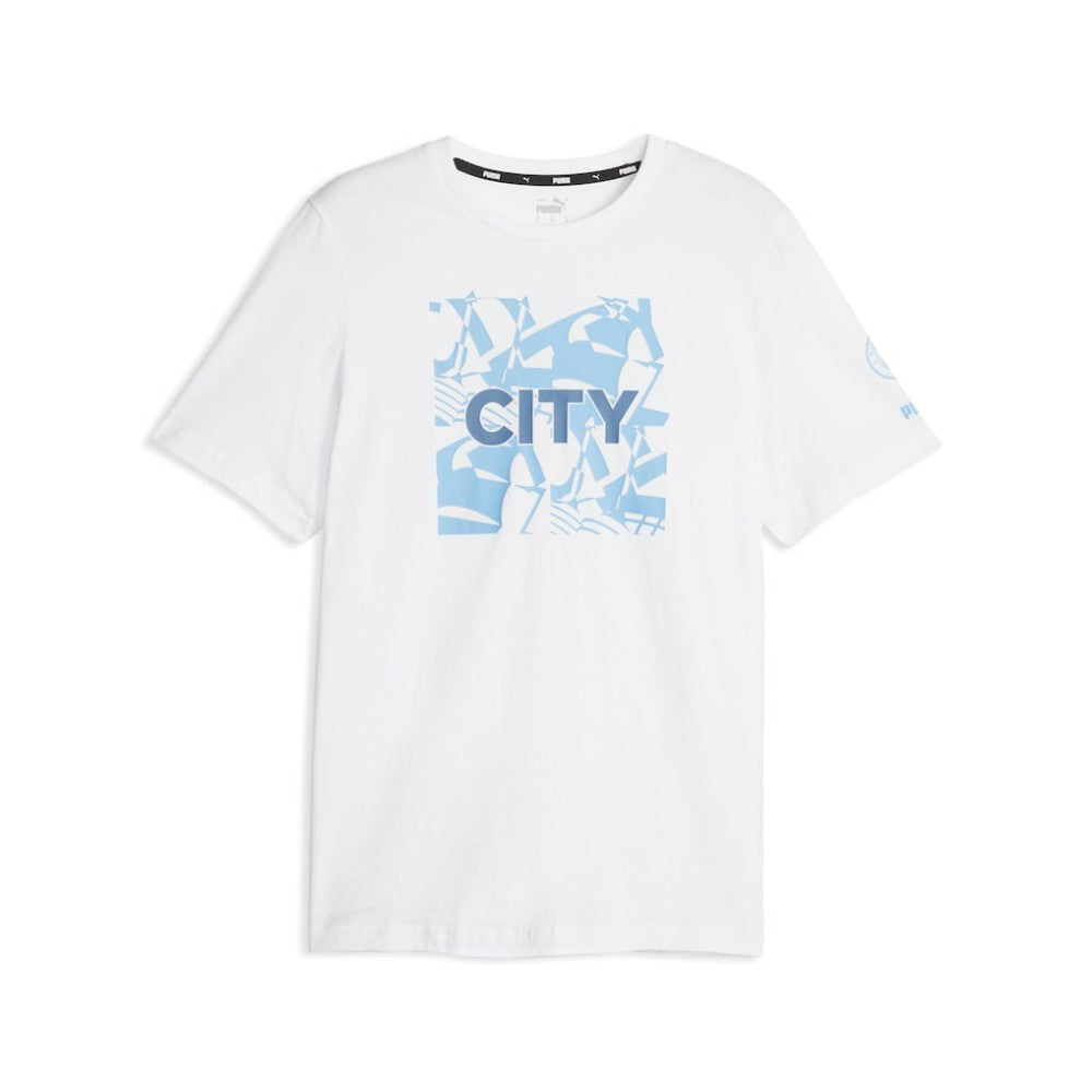 Manchester City FtblCore Graphic T-Shirt - White | Puma discount