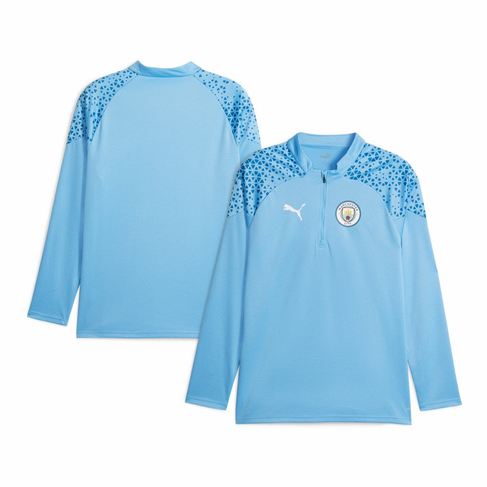 Manchester City 2023/24 Quarter-Zip Training Top - Sky Blue | Puma for sale