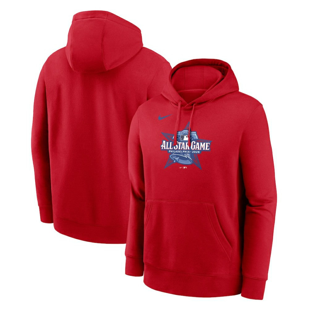 2026 MLB All-Star Game Logo Club Pullover Hoodie - Red | Nike