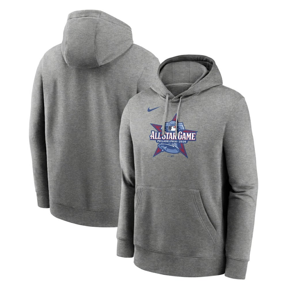 2026 MLB All-Star Game Logo Club Pullover Hoodie - Heather Charcoal | Nike