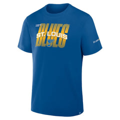 St. Louis Blues Fanatics Team Vision Legacy T-Shirt Blue