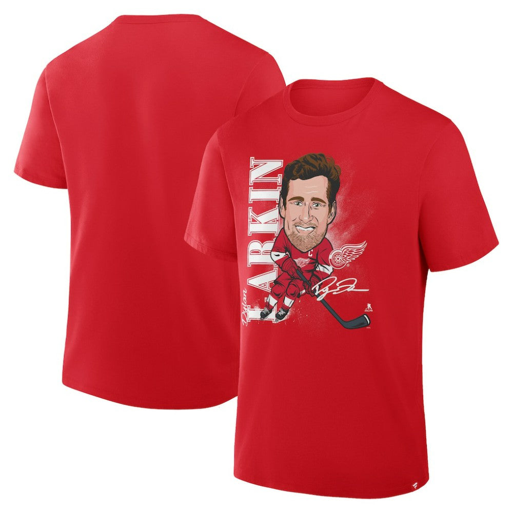 Dylan Larkin Detroit Red Wings Fanatics Caricature Player T-Shirt Red