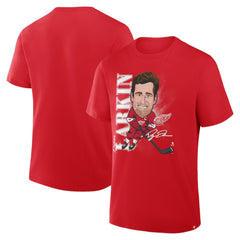 Dylan Larkin Detroit Red Wings Fanatics Caricature Player T-Shirt Red