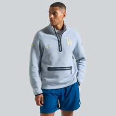 Los Angeles Dodgers 2026 Gold Collection Tech Fleece Half-Zip Pullover - Gray | Nike