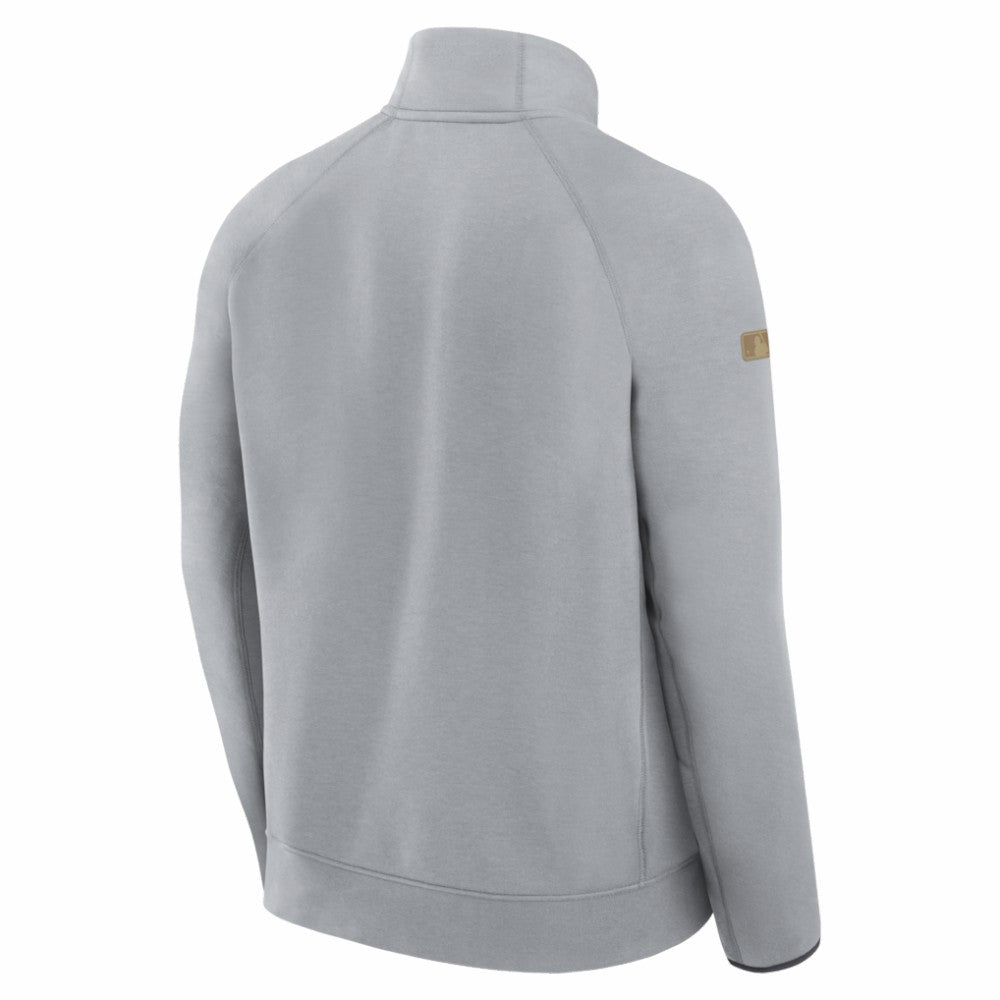 Los Angeles Dodgers 2026 Gold Collection Tech Fleece Half-Zip Pullover - Gray | Nike