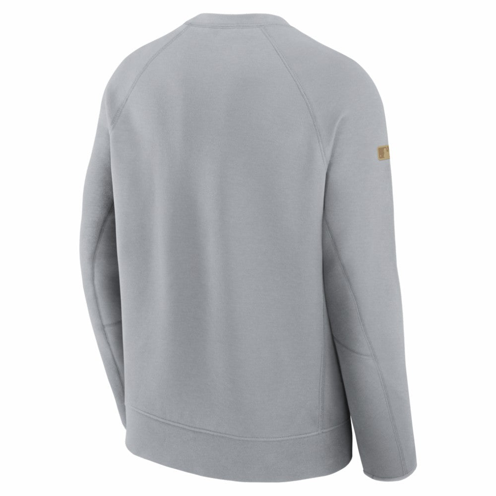 Los Angeles Dodgers 2026 Gold Collection Tech Fleece Sweatshirt - Gray | Nike