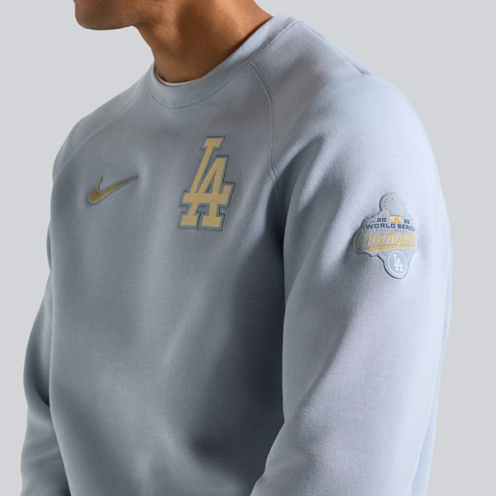 Los Angeles Dodgers 2026 Gold Collection Tech Fleece Sweatshirt - Gray | Nike
