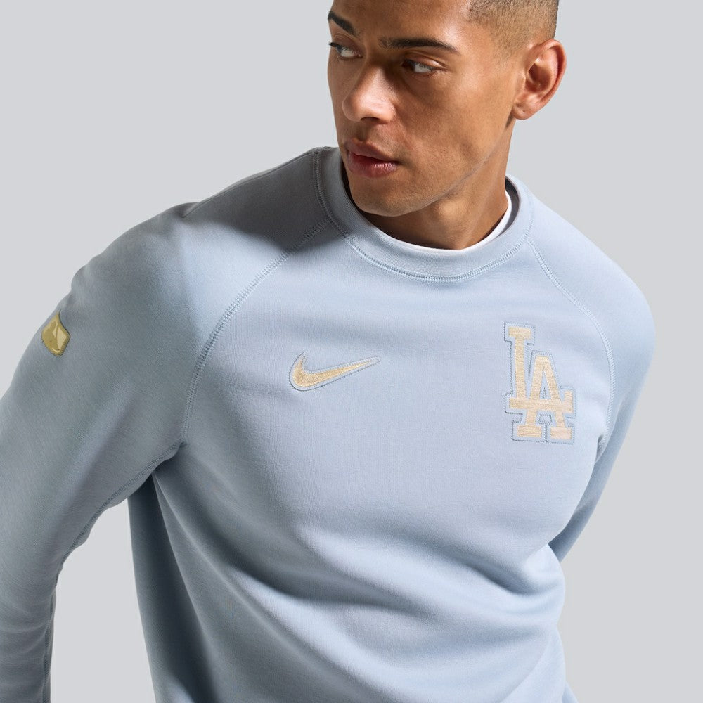 Los Angeles Dodgers 2026 Gold Collection Tech Fleece Sweatshirt - Gray | Nike