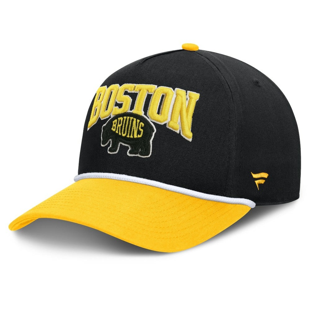Boston Bruins Fanatics 2026 NHL Stadium Series Authentic Pro A-Frame Adjustable Hat Black