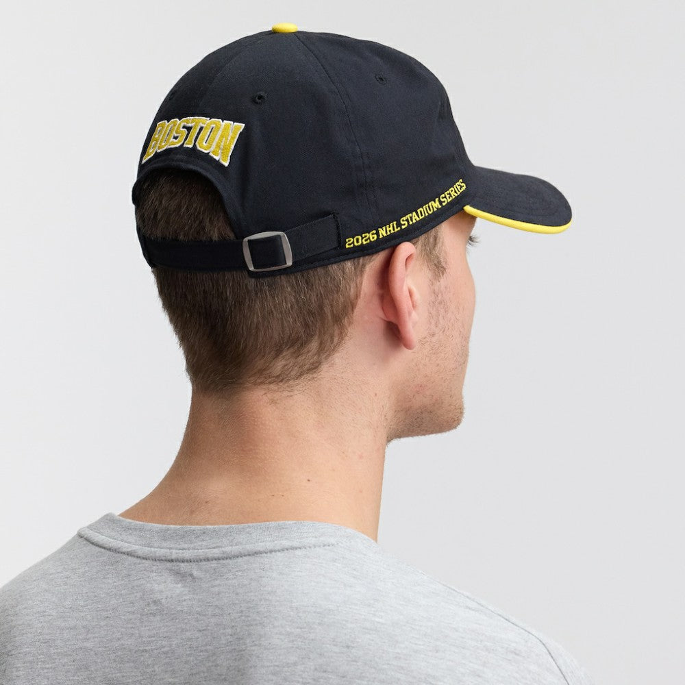 Boston Bruins Fanatics 2026 NHL Stadium Series Authentic Pro Adjustable Hat Black