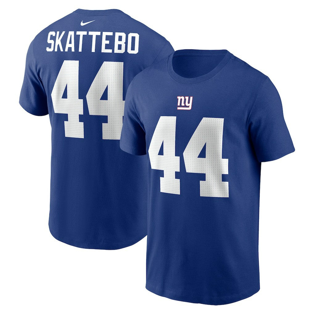 Cam Skattebo New York Giants Name & Number T-Shirt - Royal | Nike on sale