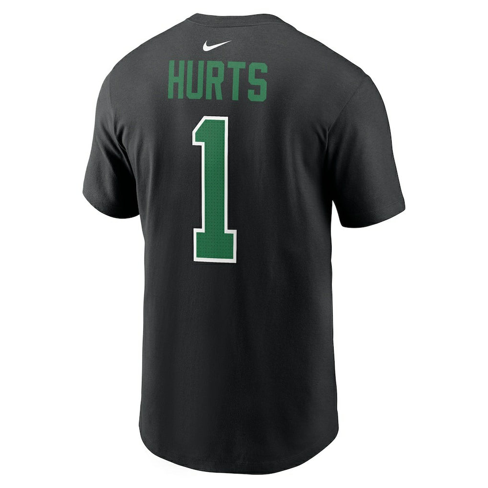 Jalen Hurts Philadelphia Eagles Player Name & Number T-Shirt - Black | Nike online