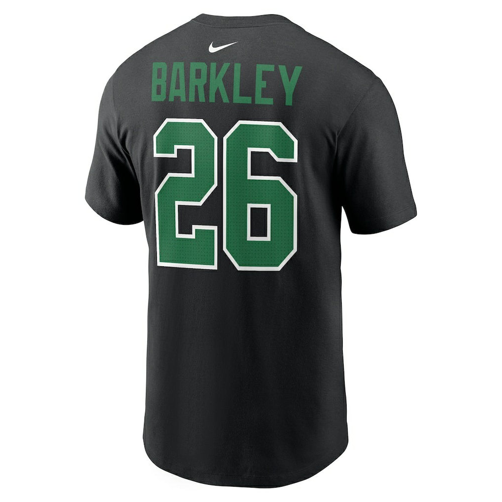 Saquon Barkley Philadelphia Eagles Player Name & Number T-Shirt - Black | Nike sale