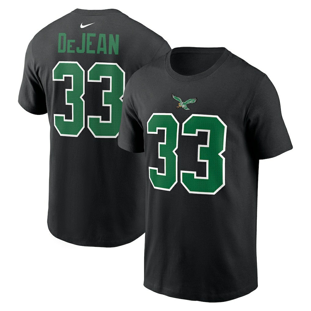 Cooper DeJean Philadelphia Eagles Player Name & Number T-Shirt - Black | Nike on sale