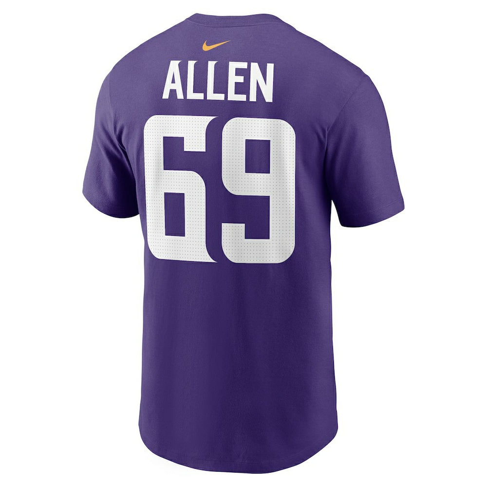 Jared Allen Minnesota Vikings Retired Player Name & Number T-Shirt - Purple | Nike outlet