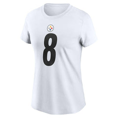 Aaron Rodgers Pittsburgh Steelers Women's Name & Number T-Shirt - White | Nike cheap