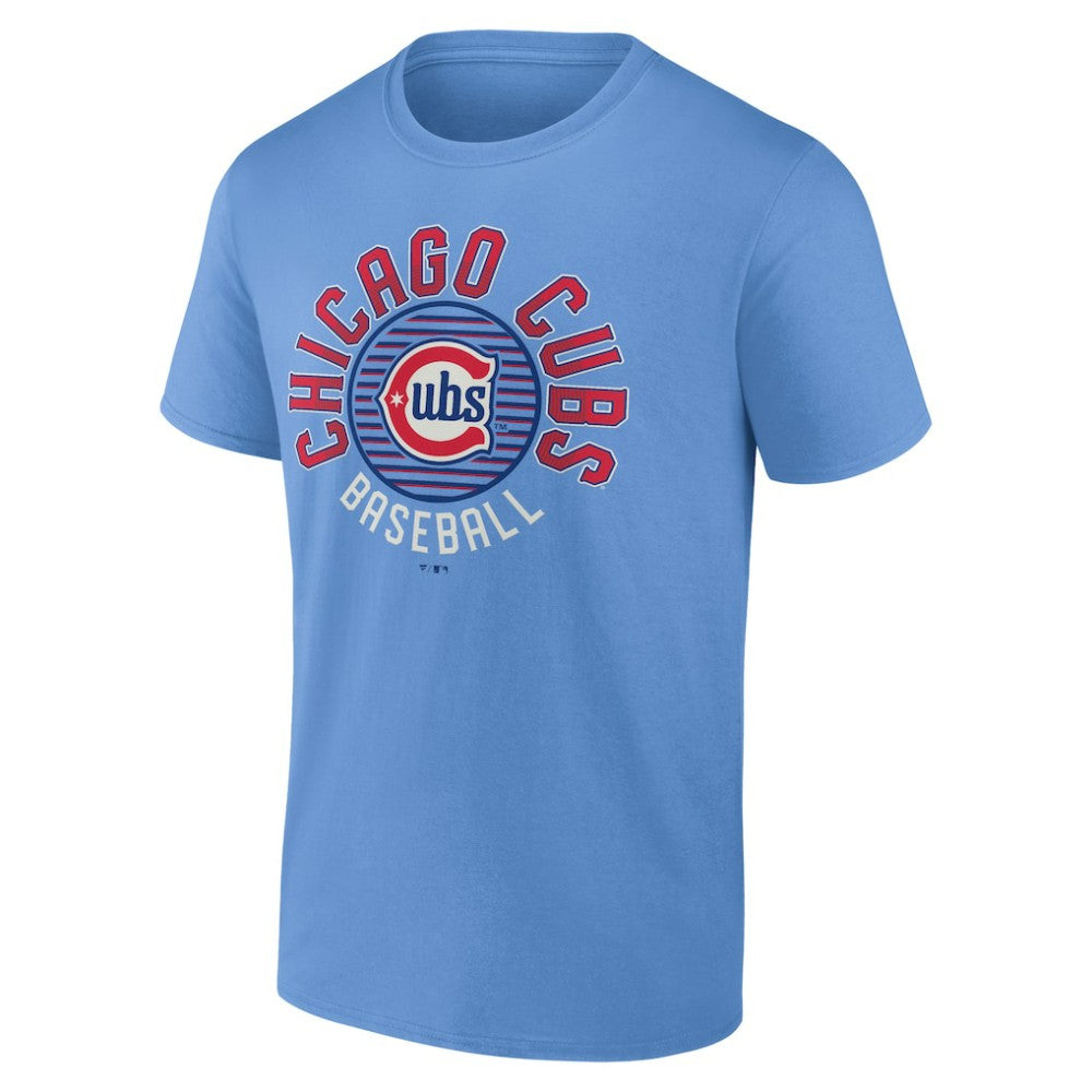 Chicago Cubs Alt Circle T-Shirt - Light Blue